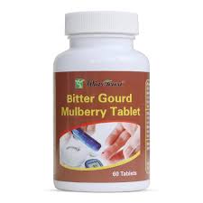 Bitter Gourd Mulberry Tablet, Nature Dietary Supplements, Support Cardiovascular Health, 60 Tablets