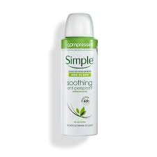 Simple Anti-Perspirant Deodorant Spray Aloe Fresh 250 ml