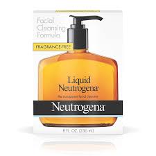 Liquid Neutrogena Fragrance Free Facial Cleanser, 8 fl. oz