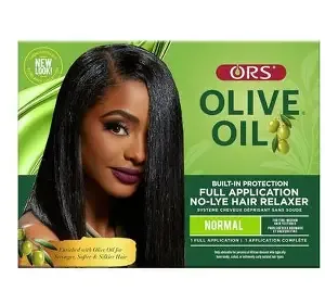 ORS Olive Oil Built-In Protection Full Application No-Lye Hair Relaxer Normal Strength (Pack of 1)