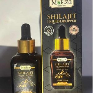 Motiza Shilajit Liquid Dropper 30ml: 100%  Himalayan Mountain Gold Standard Super Food