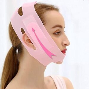 LIMBANI BROTHERS Silicone V Face Mask Lifting V Line Shape, Facial Slimming Bandage Mask, Cheek Chin Neck Slimming Thin Belt