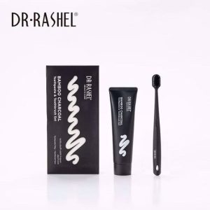 Dr Rashel Bamboo Charcoal Toothpaste & Toothbrush Set