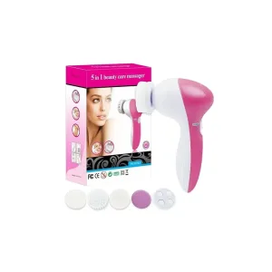 5 In 1 Deep Clean Electric Facial Cleaner Face Skin Care Brush Massager