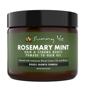 Sunny Isle Rosemary Mint Hair & Strong Roots Pomade-to-Hair Oil 5oz