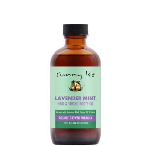 Sunny Isle Lavender Mint Hair and Strong Roots Oil 4oz