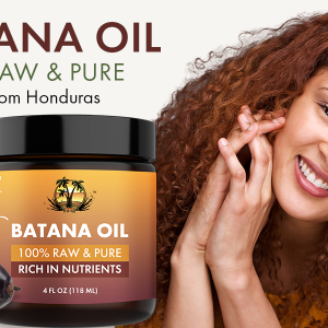Sunny Isle 100% Raw & Pure Batana Oil 4oz | For Hair Growth from Honduras | Promotes Hair Thickness