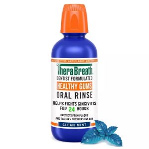 THERABREATH Healthy Gums Oral Rinse- CLEAN MINT(16 fl oz)