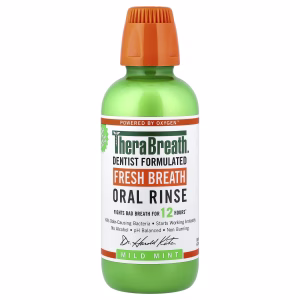TheraBreath, Fresh Breath, Oral Rinse, Mild Mint, 16 fl oz (473 ml)