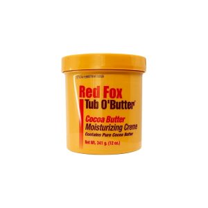 Red Fox Tub O' Butter Cocoa, Moisturizing Creme 12 oz