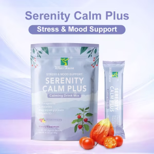 Winstown Serenity Calm Plus Y38 Ashwagandha L-Theanine Magnesium Glycinate Raspberry