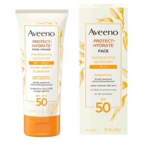 AVEENO Protect + Hydrate® Moisturizing Face Sunscreen SPF 50