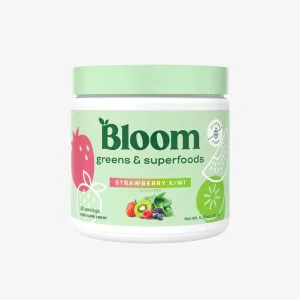 Bloom Nutrition Superfood Greens Powder, Digestive Enzymes with Probiotics and Prebiotics, Gut Health, Bloating Relief for Women, Chlorella, Green Juice Mix with Beet Root Powder,