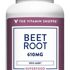 The Vitamin Shoppe Beet Root Nitric Oxide Superfood 610 mg Capsules (100 ct)